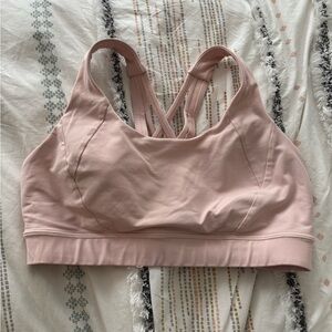 Lululemon Light Pink energy Bra